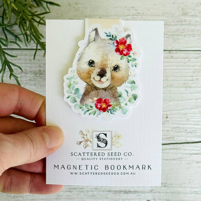 Australian Wombat Magnetic Bookmark - The Book Keeper and Co