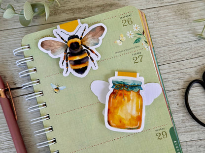 Bee Magnetic Bookmark - The Book Keeper and Co