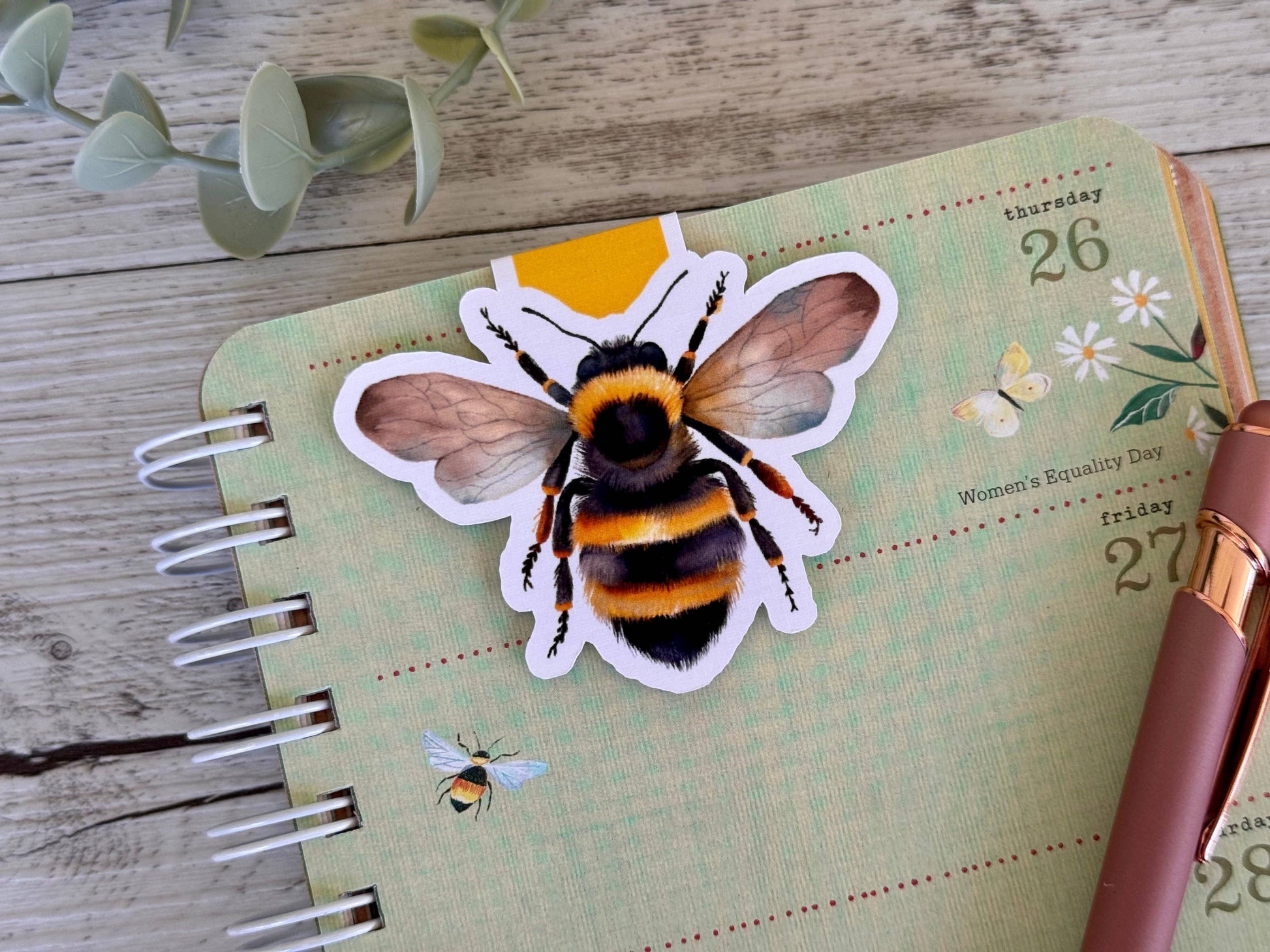 Bee Magnetic Bookmark - The Book Keeper and Co