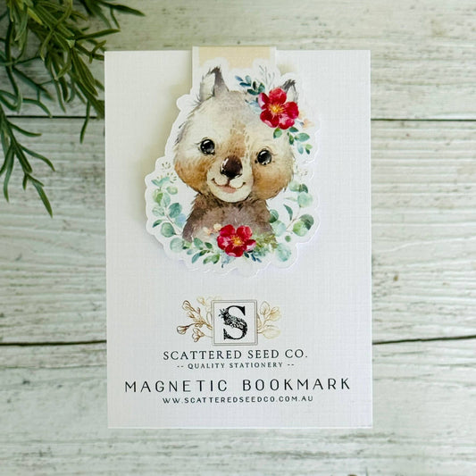 Australian Wombat Magnetic Bookmark - The Book Keeper and Co