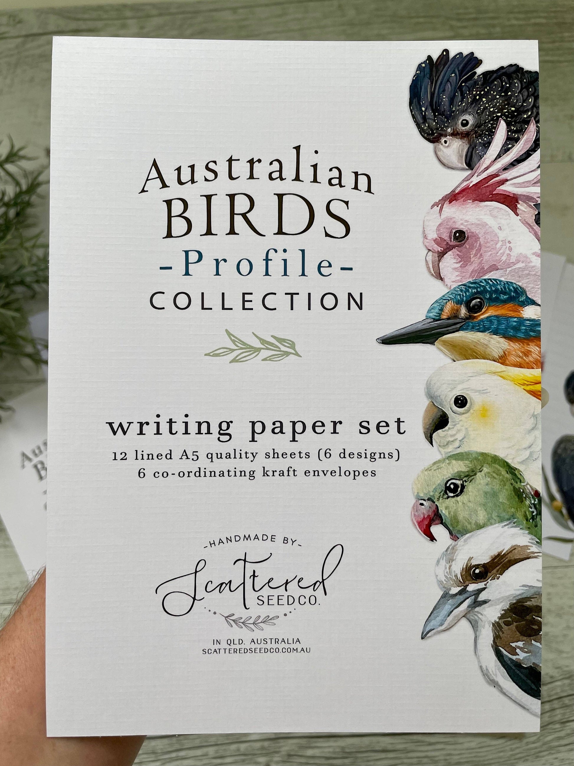 Australian Birds Letter Writing Lined Paper Set - The Book Keeper & Co