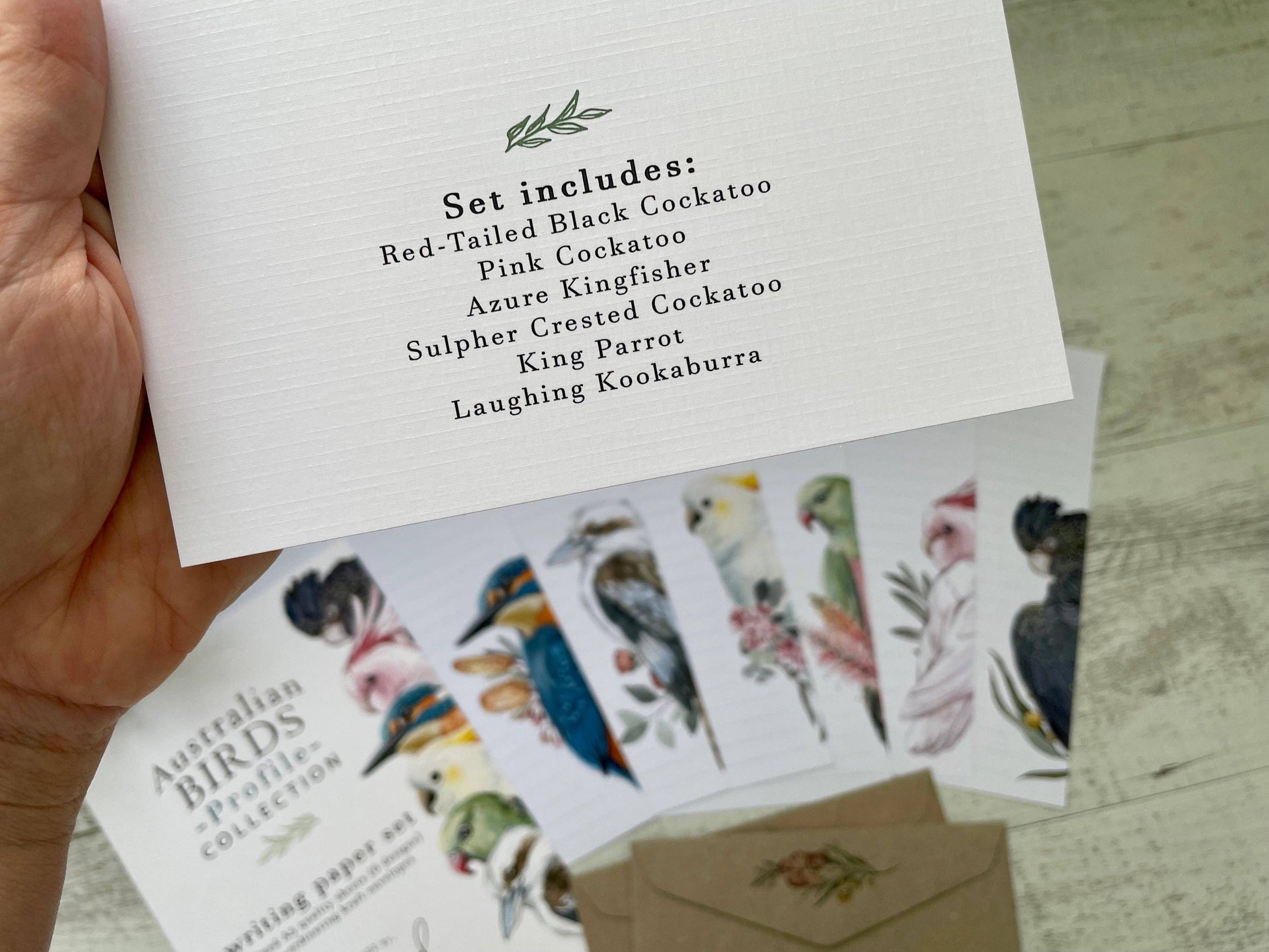 Australian Birds Letter Writing Lined Paper Set - The Book Keeper & Co