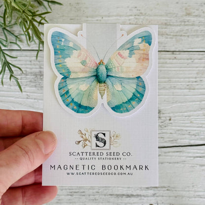 Pastel Butterfly Magnetic Bookmarks- set of 3